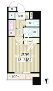 アクアコート 202 間取り図