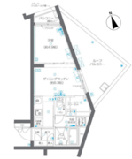 ズーム碑文谷 203 間取り図