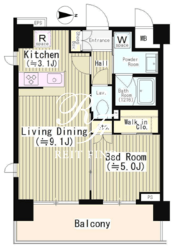 エディアン目黒本町 503 間取り図