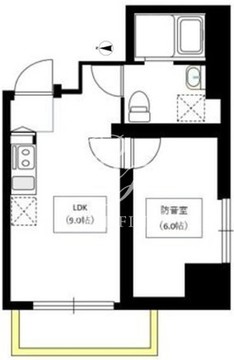 ベルカント浅草蔵前 1201 間取り図