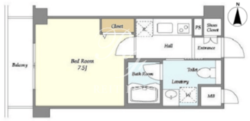 アーバンフォート住吉 403 間取り図