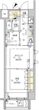 フィース水天宮前 211 間取り図