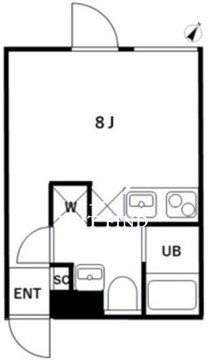 クリアル北品川 503 間取り図