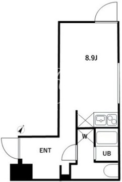 クリアル北品川 103 間取り図