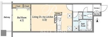 インプルーブ錦糸町 304 間取り図