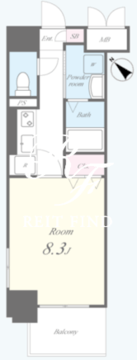 ランエージ新御徒町 601 間取り図