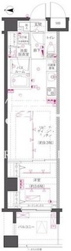 ズーム渋谷笹塚セカンド 104 間取り図
