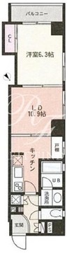 スクエアードコート日本橋人形町 802 間取り図