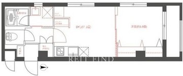 インプルーブ白金 802 間取り図