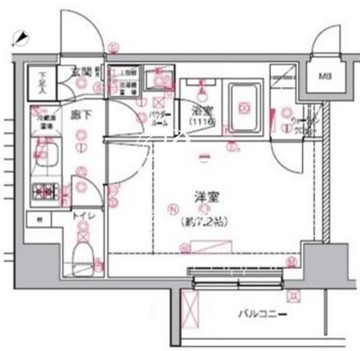 アルテシモシェルト 207 間取り図