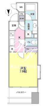 プロスペクト・グラーサ広尾 1304 間取り図