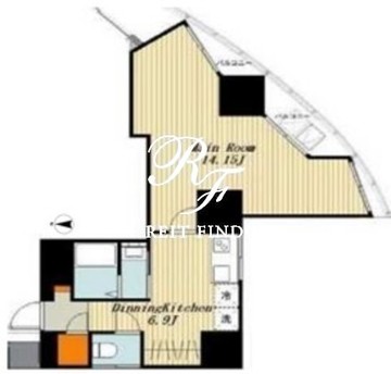 トパーズ新御徒町 1004 間取り図