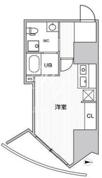 トパーズ新御徒町 503 間取り図