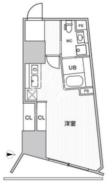トパーズ新御徒町 501 間取り図