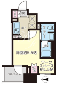 リビオレゾン三田 703 間取り図