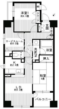 コンフィール日本橋アクアシティ 903 間取り図