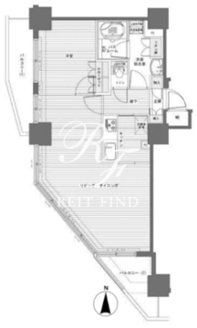 フェニックス西参道タワー 1202 間取り図