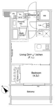 ザ・パークハビオ渋谷クロス 920 間取り図