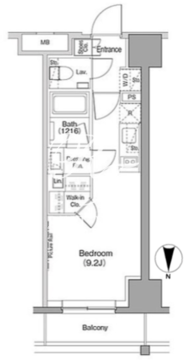 ザ・パークハビオ木場 314 間取り図
