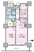 ロイヤルパークスタワー南千住 403 間取り図