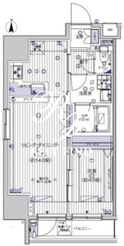 ヴァレッシア上野ノースシティ2 704 間取り図