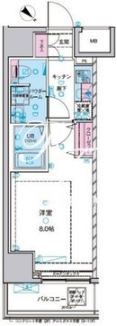 ジェノヴィア浅草2スカイガーデン 604 間取り図