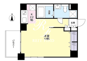 スタイリオ恵比寿SKY 1303 間取り図
