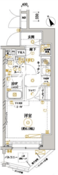 KDA品川大崎 502 間取り図
