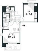 ラティエラ文京音羽 1003 間取り図