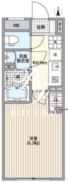 エルファーロ大岡山2 302 間取り図