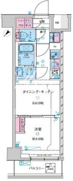 ジェノヴィア鐘ヶ淵 302 間取り図