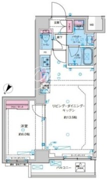 ジェノヴィア鐘ヶ淵 103 間取り図