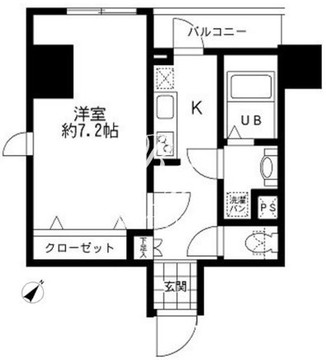 モーニングサイド銀座 801 間取り図
