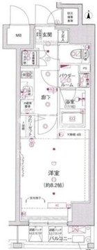アルテシモポルト 401 間取り図