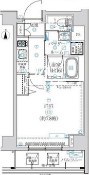 アルテシモグレイス 508 間取り図