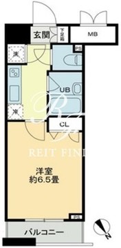 クロスレジデンス蒲田 215 間取り図