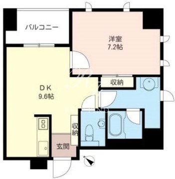 エスティメゾン五反田 1101 間取り図
