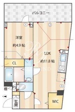 エルファーロ駒沢公園1 501 間取り図