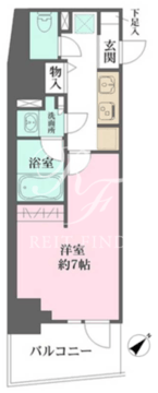 Ｎ-ｆｌａｔｓ三ノ輪 502 間取り図