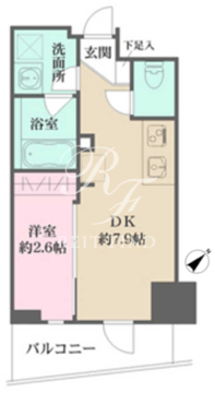 Ｎ-ｆｌａｔｓ三ノ輪 203 間取り図