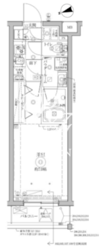クレイシアIDZ祐天寺2 105 間取り図