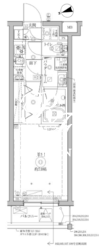 クレイシアIDZ祐天寺2 306 間取り図