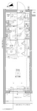 クレイシアIDZ祐天寺2 111 間取り図