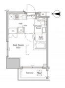 プラウドフラット浅草雷門 201 間取り図