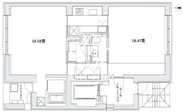 コンフィコレクションミナト 301 間取り図
