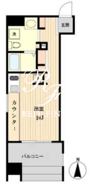 プライマル亀戸 401 間取り図