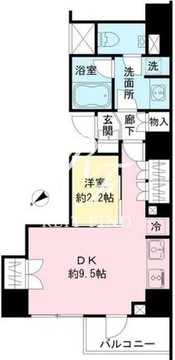 ＩＢＩＳ市ヶ谷 201 間取り図