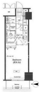 グランハイツ高田馬場 1422 間取り図