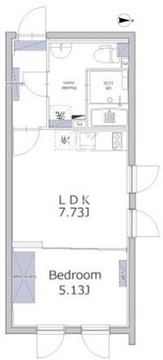 アレーロ西早稲田 401 間取り図