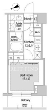 コンフォリア日本橋人形町イースト 304 間取り図